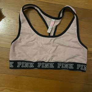 Light pink sports bra from pink